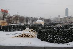 Монтаж главной елки Екатеринбурга начнется на этой неделе на Площади 1905 года