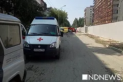 Леса на стройплощадке «Брусники» снес автокран, который позже спрятали