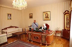 В соцсетях обсуждают кабинет патриарха Кирилла