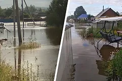 «Всё смывает»: свердловское село затопило после ливня