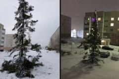 «Неуважение к людям»: свердловчан оскорбила новогодняя ёлка