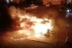 В Свердловской области загорелся пассажирский автобус