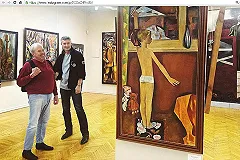 Мэр Екатеринбурга сводил Андрея Макаревича на выставку Брусиловского и в хоспис