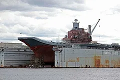 «Адмирал Кузнецов» не пострадал из-за аварии плавучего дока