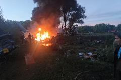 Три человека погибли при крушении Ил-76 под Рязанью
