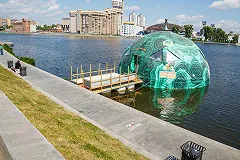 С Исети уберут неопознанный объект, находившийся на реке три года