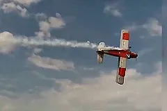 На авиашоу в Балашихе разбился и сгорел самолет