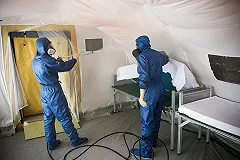 Работа войск РХБ и военных медиков в Италии и Сербии продолжается