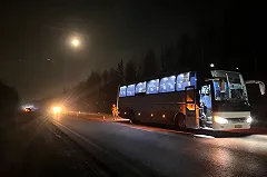 Заказной автобус насмерть сбил пешехода под Верхней Пышмой (ФОТО)