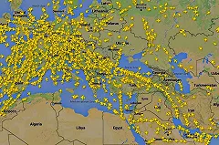 Flight Radar зафиксировал резкую потерю высоты российским А-321 перед пропажей