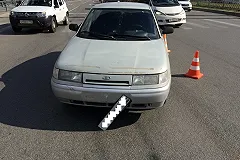 Водитель легковушки сбил девочку на велосипеде на Баумана, 2