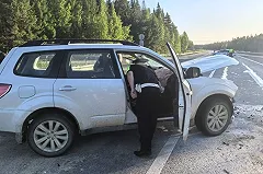 Три человека во встречной машине погибли на Серовском тракте по вине курсантки автошколы (ФОТО)