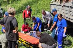 Грузовик с туристами из Екатеринбурга перевернулся в горах Алтая. Есть погибший