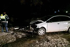 ДТП с пострадавшими случилось на территории коттеджного поселка в Екатеринбурге