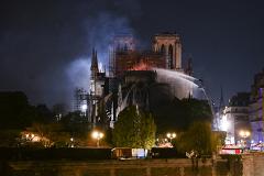 Власти заявили о ликвидации пожара в соборе Парижской Богоматери