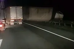 На Пермском тракте пьяный водитель фуры устроил массовое ДТП