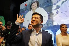 Российские артисты поздравили Зеленского и попросились на гастроли