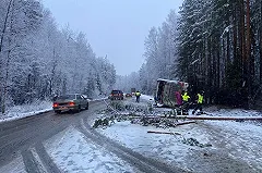 В ГИБДД рассказали новые подробности трагедии с автобусом и фурой под Екатеринбургом
