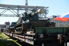 «Уралтрансмаш» отправил Минобороны Белоруссии самоходные гаубицы 2С3М «Акация»