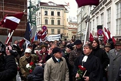 В Риге состоялось шествие бывших легионеров SS