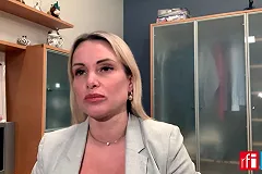 Выбежавшую с плакатом в эфир Первого канала Марину Овсянникову внесли в базу «Миротворец»