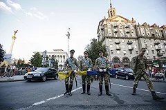 В военном параде в Киеве приняли участие солдаты НАТО