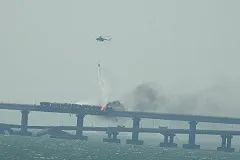 СК установил данные собственника взорвавшегося на Крымском мосту грузовика