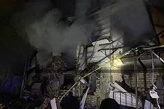 Газовый баллон взорвался при установке натяжных потолков в татарстанском Нурлате (ВИДЕО)