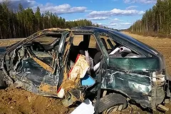 Пассажир погиб по вине уснувшего водителя «Хенде» на трассе Ивдель — ХМАО
