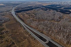 В Свердловской области открыли новый четырёхполосный участок трассы до Тюмени