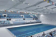 «Синара-Девелопмент» представила интерьеры Дворца водных видов спорта