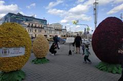 К православной Пасхе Екатеринбург вновь украсят живыми цветами