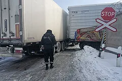 «За жизнь борются врачи». Фура с яйцами попала под тепловоз в Свердловской области