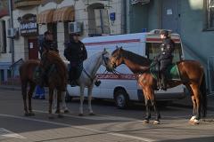 В московском парке полицейские-кавалеристы ограбили занимавшуюся сексом пару