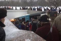 СК: автобус, съехавший в переход возле метро «Славянский бульвар», был исправным