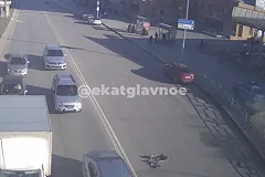 Опубликовано ВИДЕО вчерашнего ДТП у «Таганского ряда» с пятью пострадавшими