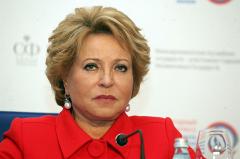 Матвиенко выступила против «грязных семейных историй» на телевидении