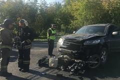 В Каменске-Уральском Hyundai влетел в мопед. В ДТП погиб 67-летний мужчина