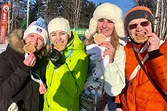 Возле Ганиной ямы в четвертый раз прошел традиционный Рождественский забег