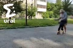 На Ботанике мать ударила своего маленького сына за смешную рожицу