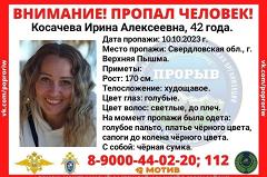 В Свердловской области пропала 42-летняя женщина
