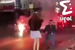 Екатеринбуржцы ополчились на пару, перекрывшую улицу Царскую ради эффектного предложения