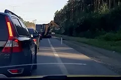 Кольцовский тракт вновь встал в гигантскую пробку