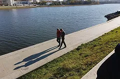 «Сбежавший» из страны Тунгусов был замечен на набережной реки Исеть