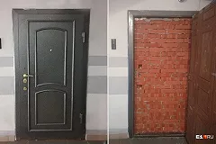 Екатеринбуржец замуровал вход в свою квартиру, проданную на торгах за долги