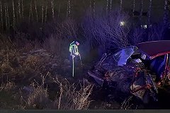 На Полевском тракте погибла водитель Toyota