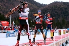 Екатеринбургский биатлонист терпит неудачу