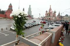 Опубликована съемка Москворецкого моста через три минуты после убийства Немцова