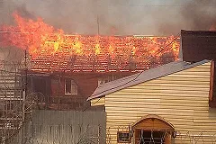 Огонь в колонии ликвидирован. Ми-8 сбросил на очаги горения 70 тонн воды