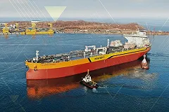 На судоверфи «Звезда» спущен на воду первый российский танкер типа «Афрамакс» «Владимир Мономах»